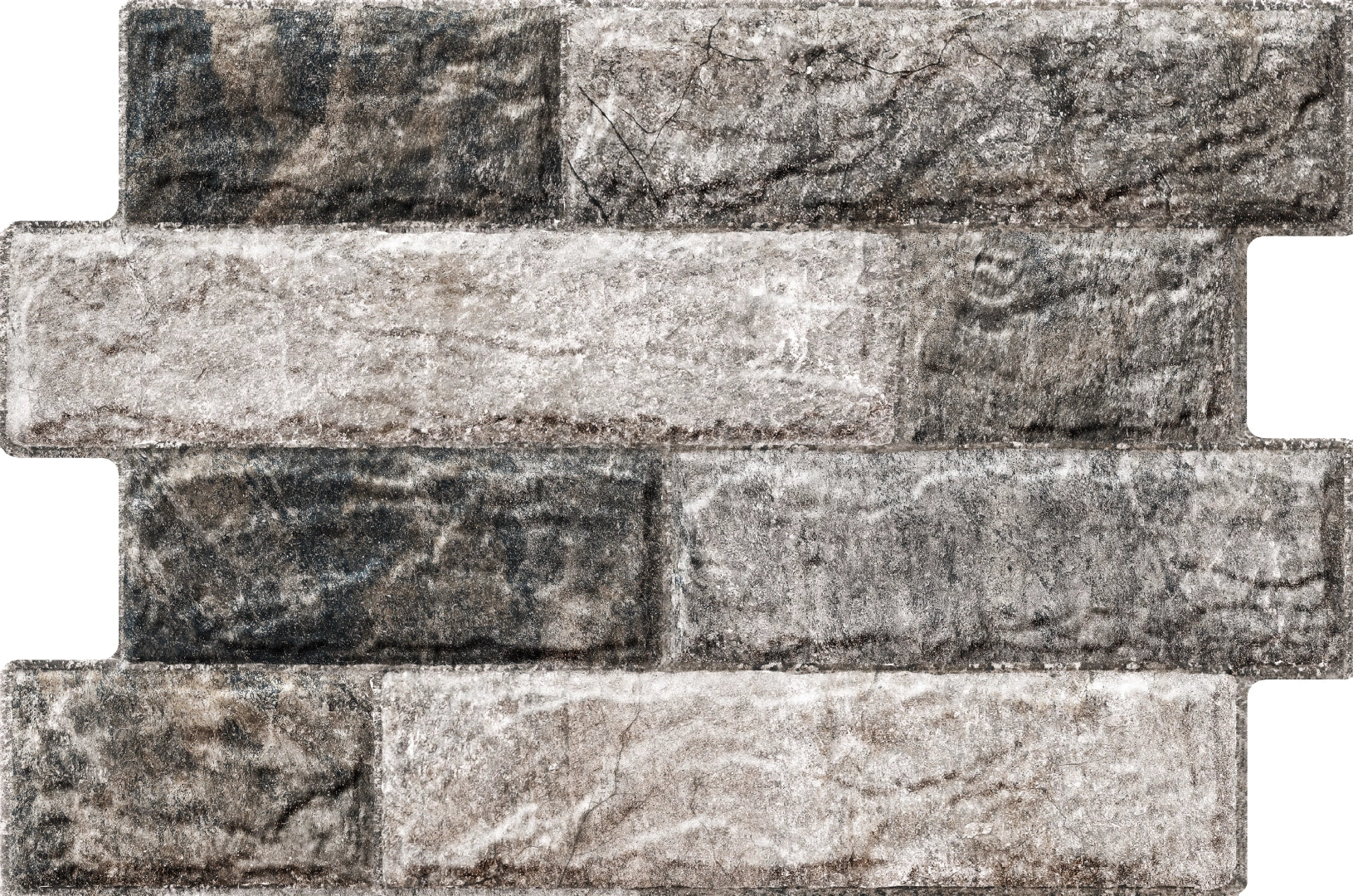 Prissmacer, Gredos - Gris, Matt, 34x50cm, 10.00mm