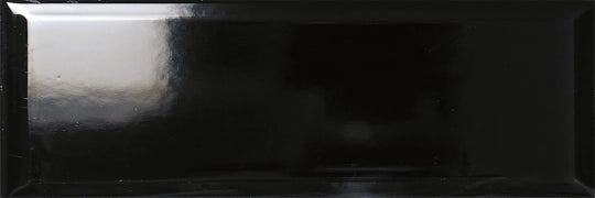 Moda Ceramica, Phormae - Nero, Lucido, 10x30cm, 8.50mm