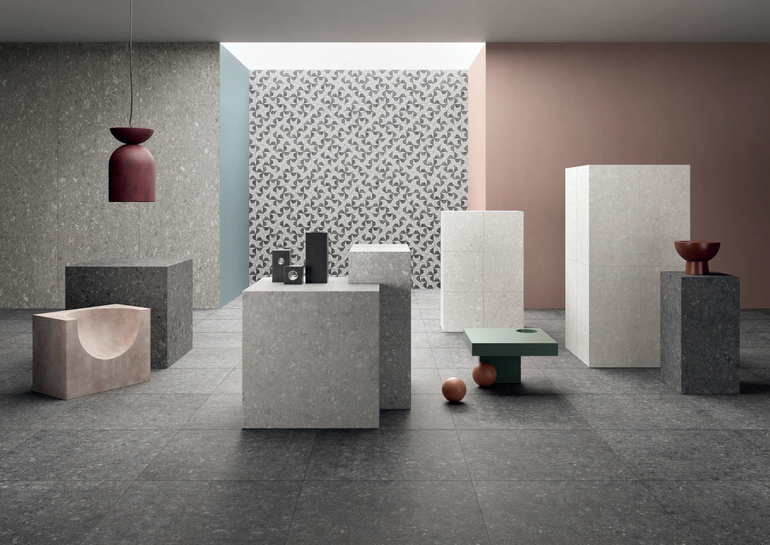 Lea Ceramiche, Side Stone - Cluster Mid, Naturale, 60x120cm, 9.00mm, Rett.
