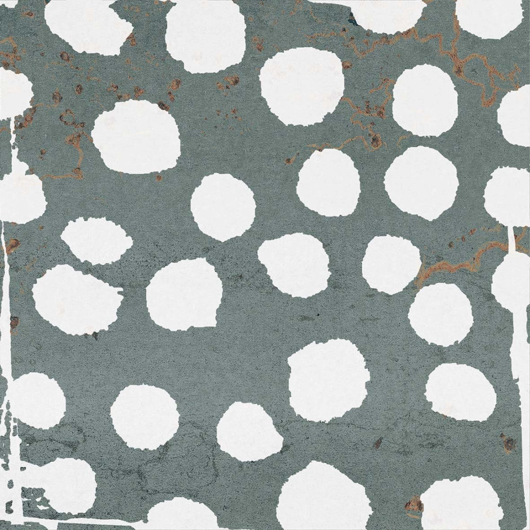 ABK, Poetry Decor - PF60010668 - Pois Paint Verdigris, Naturale, 20x20cm, 8.50mm, Not rectified