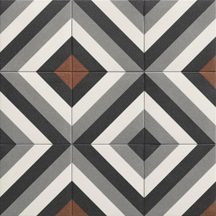 Mainzu, Trinity - Dublin Black, Mate, 20x20cm, 10.00mm