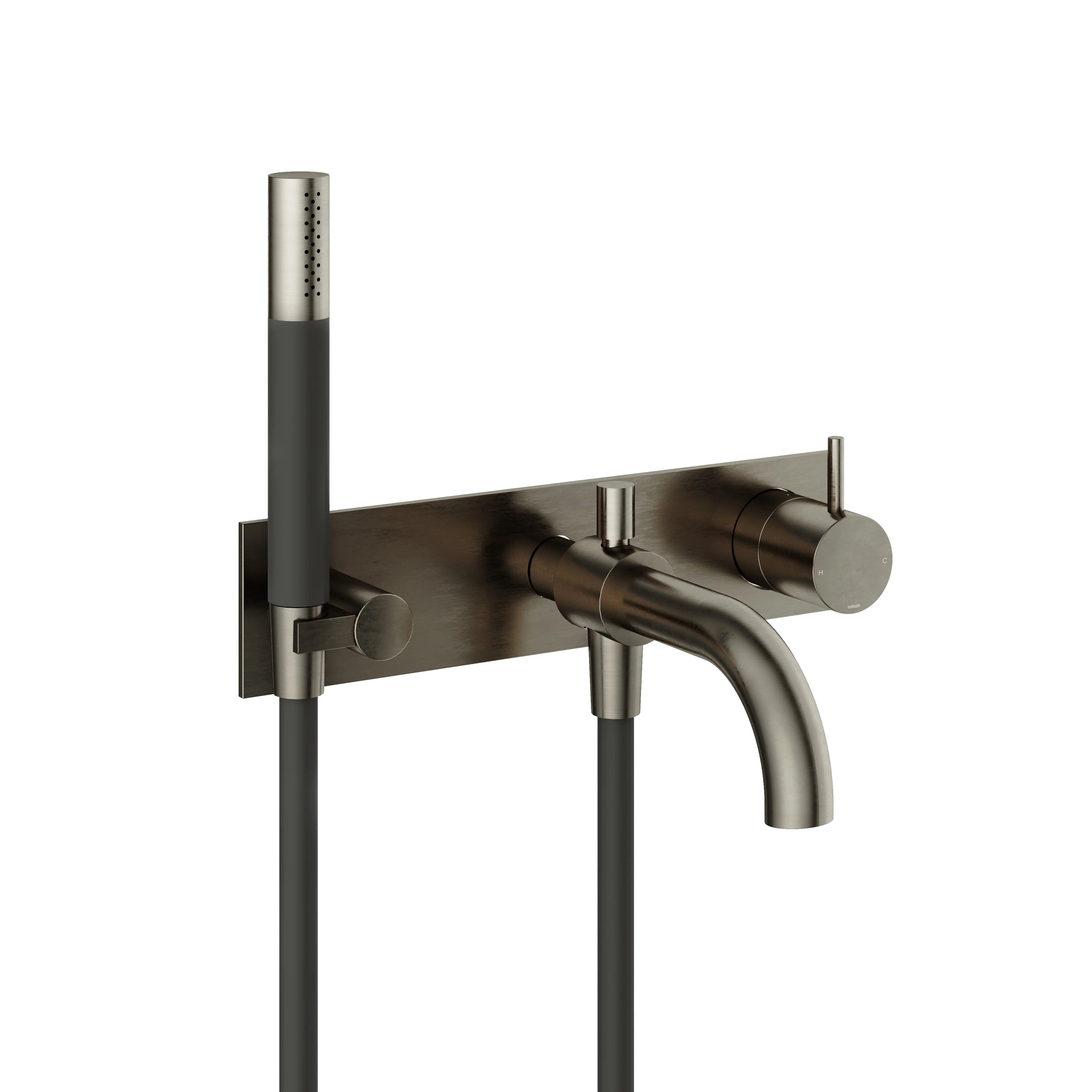 Hotbath Cobber CB126EXT afbouwdeel voor inbouw badmengkraan - Verouderd IJzer