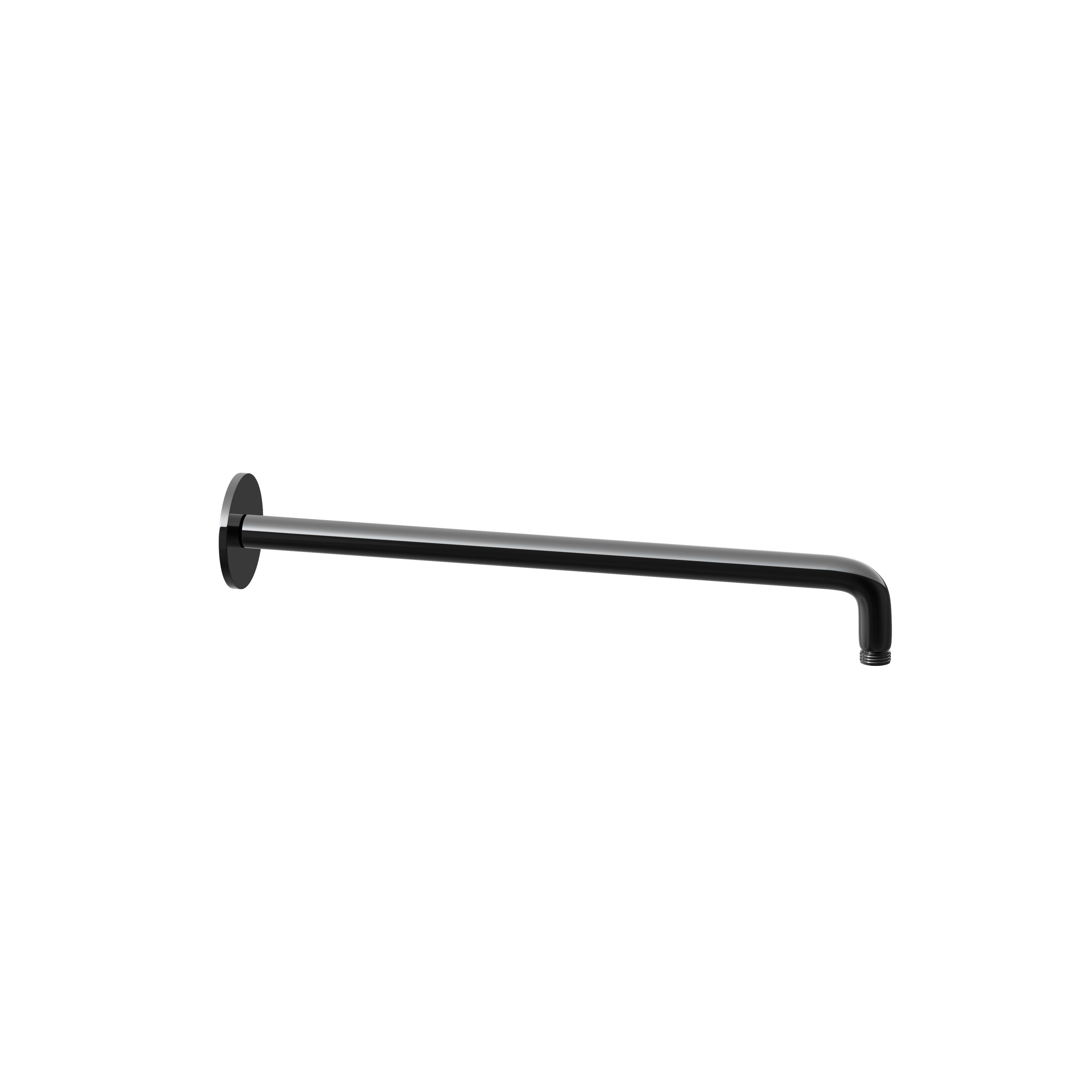 Hotbath CB450 wandarm 38.5cm - Gepolijst Zwart PVD