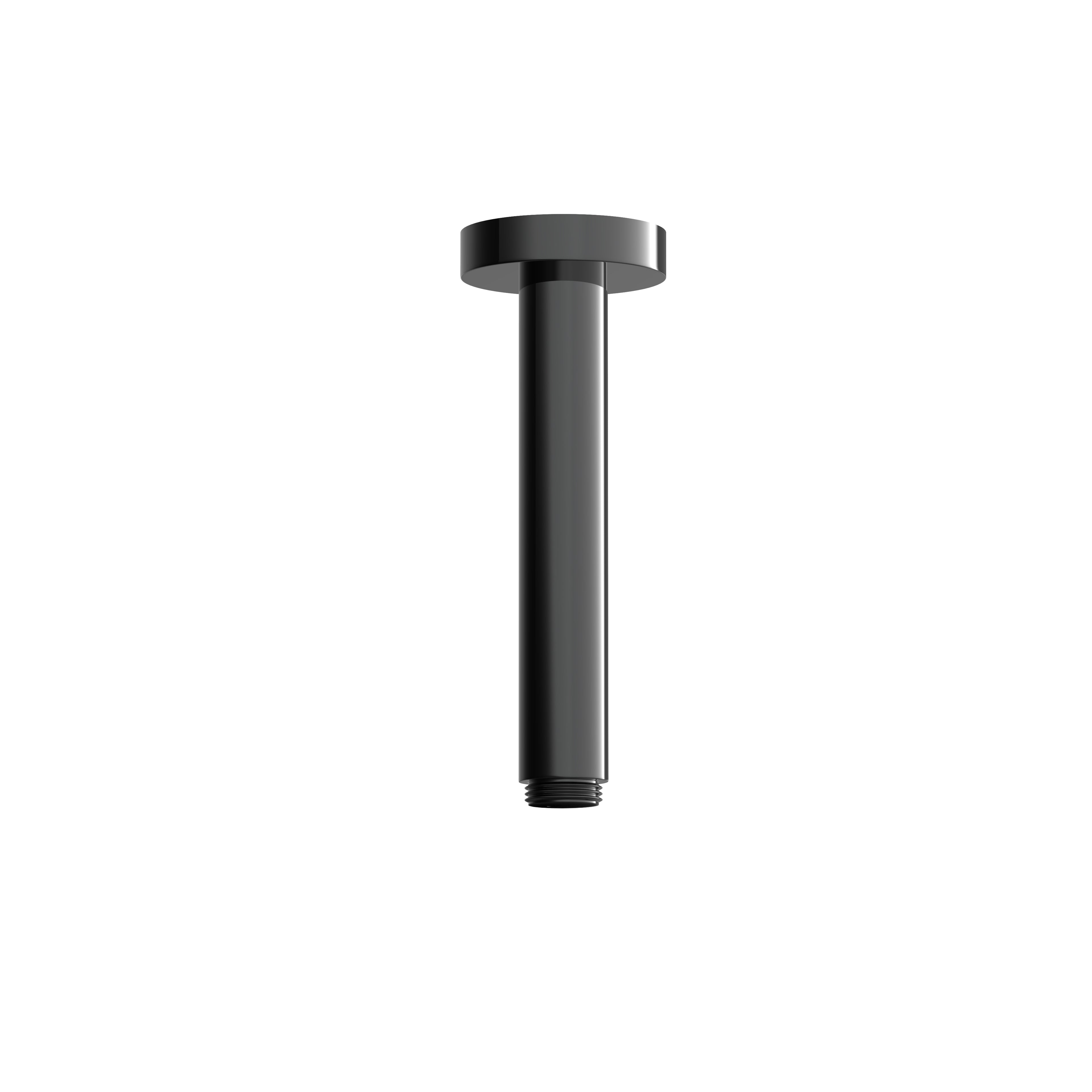 Hotbath CB452 plafondbuis 15cm - Gepolijst Zwart PVD