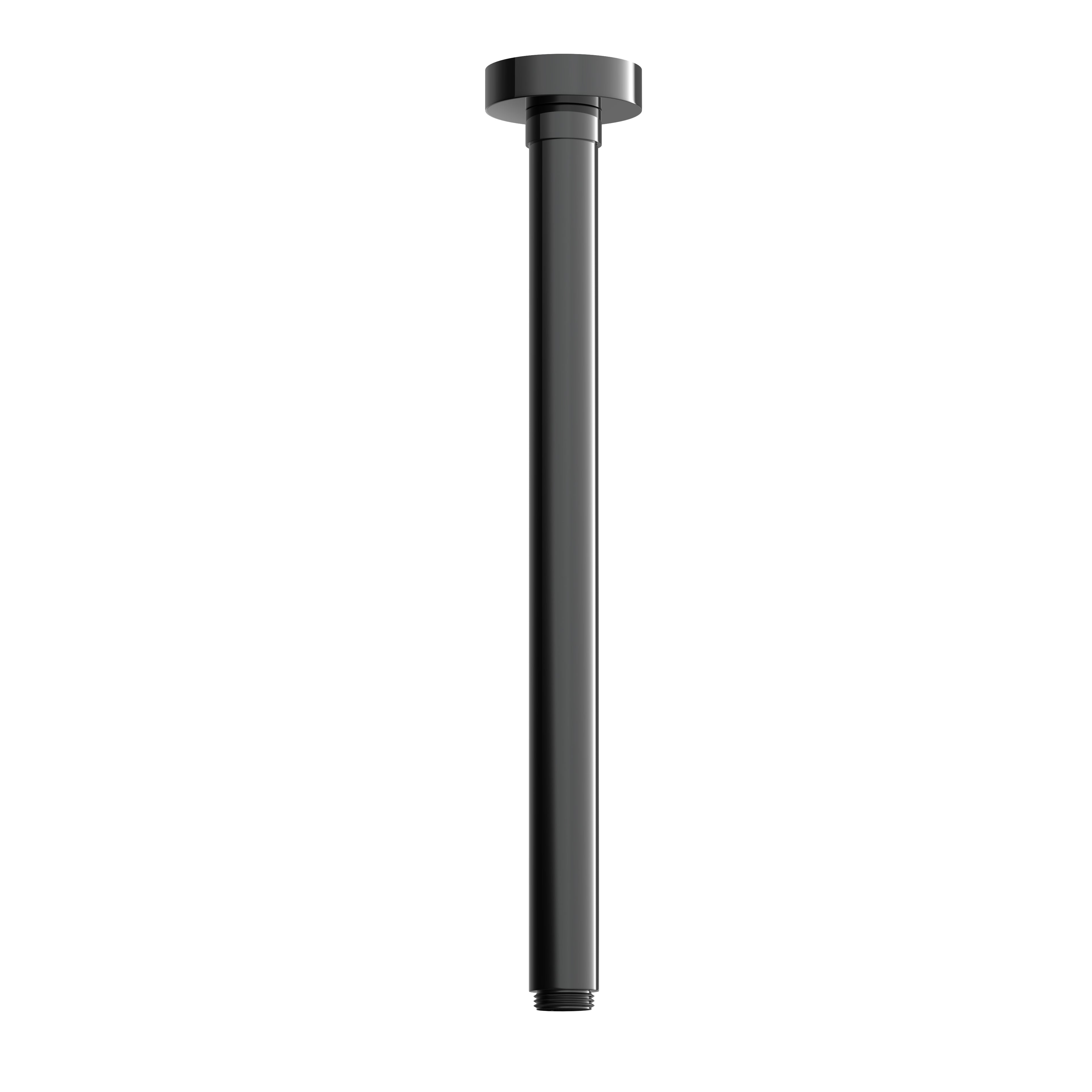 Hotbath CB453 plafondbuis 30cm - Gepolijst Zwart PVD