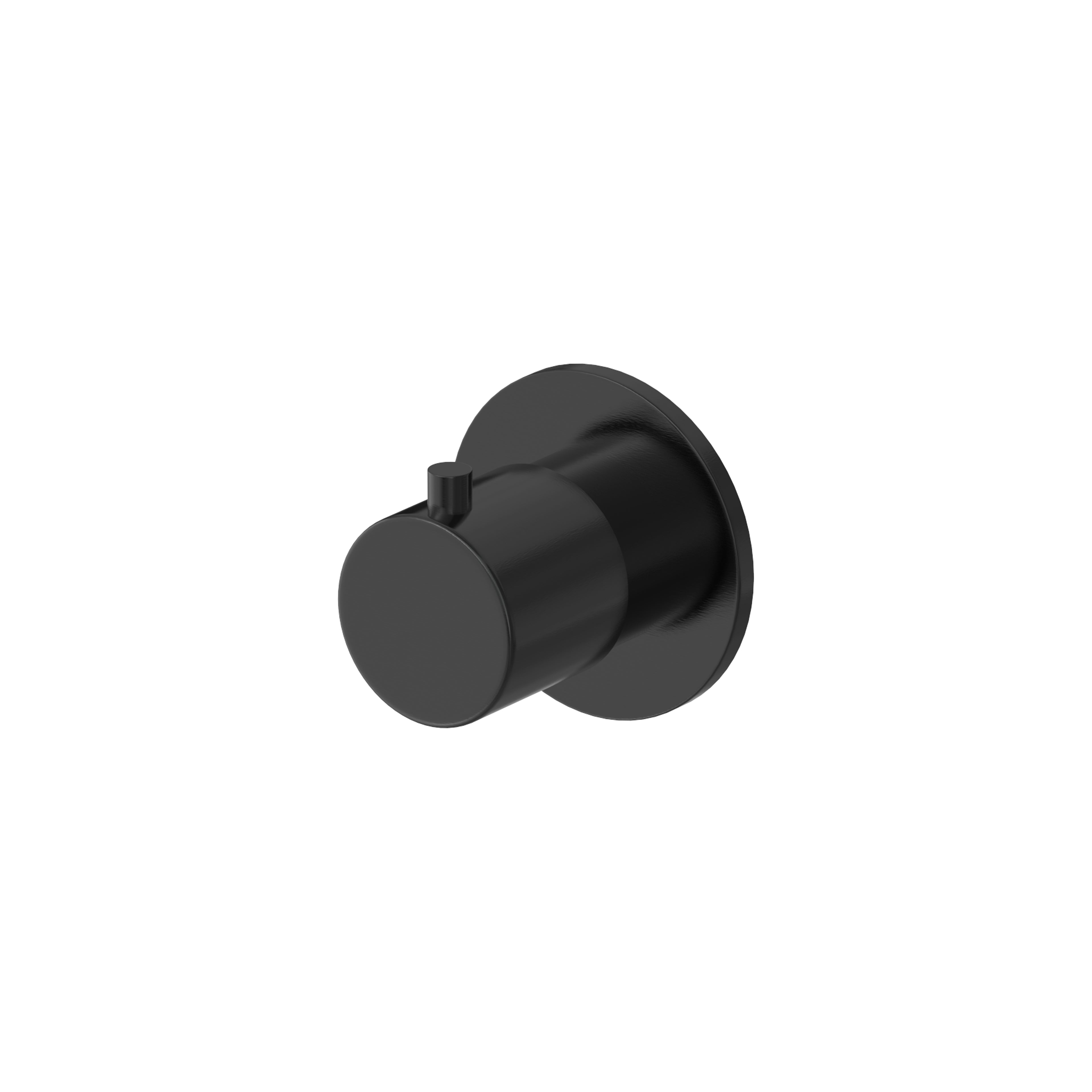 Hotbath Cobber CB7068EXT afbouwdeel inbouw stopkraan - Geborsteld Zwart PVD