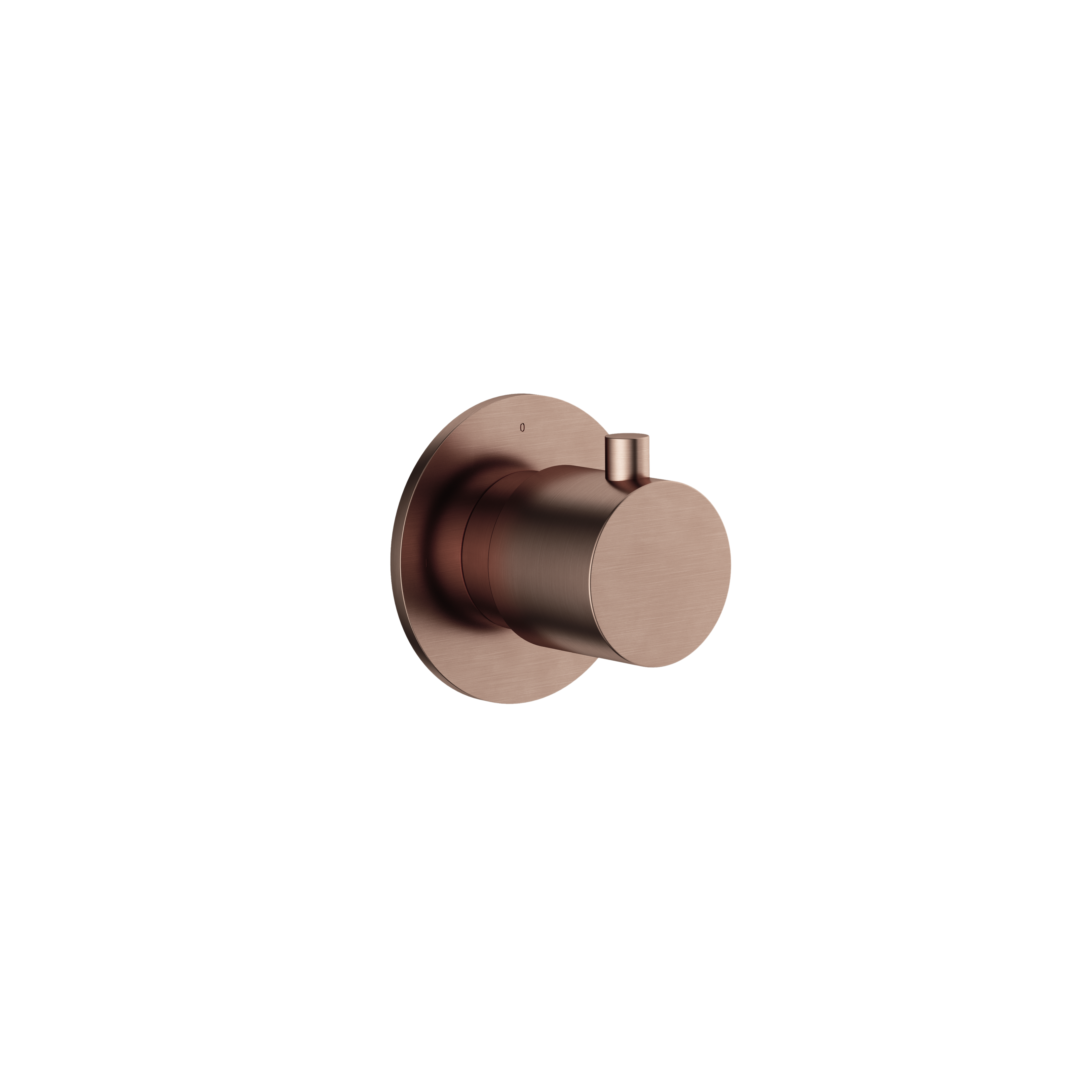 Hotbath Cobber CB7069EXT afbouwdeel inbouw doorstroom stopkraan - Geborsteld Koper PVD