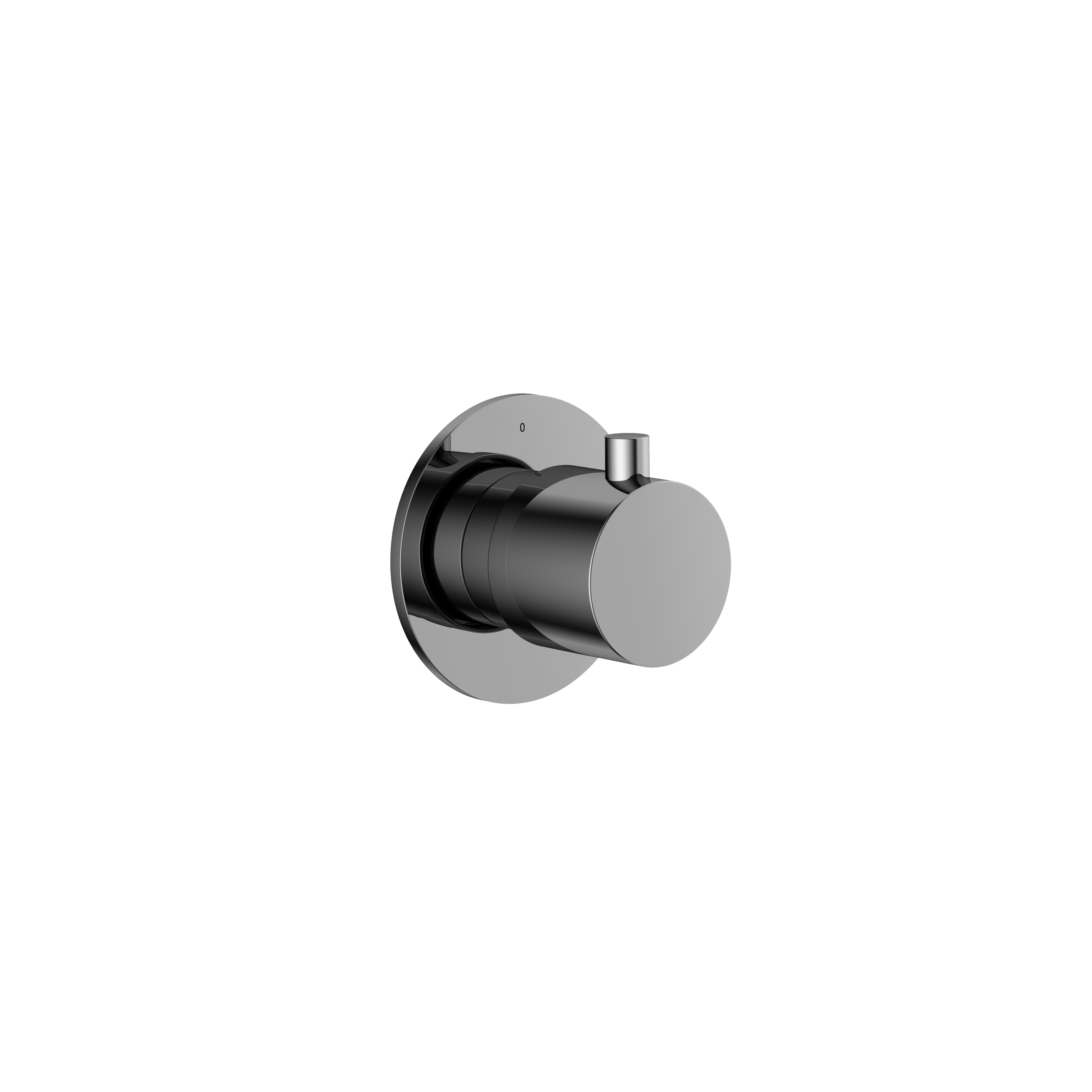 Hotbath Cobber CB7069EXT afbouwdeel inbouw doorstroom stopkraan - Chroom
