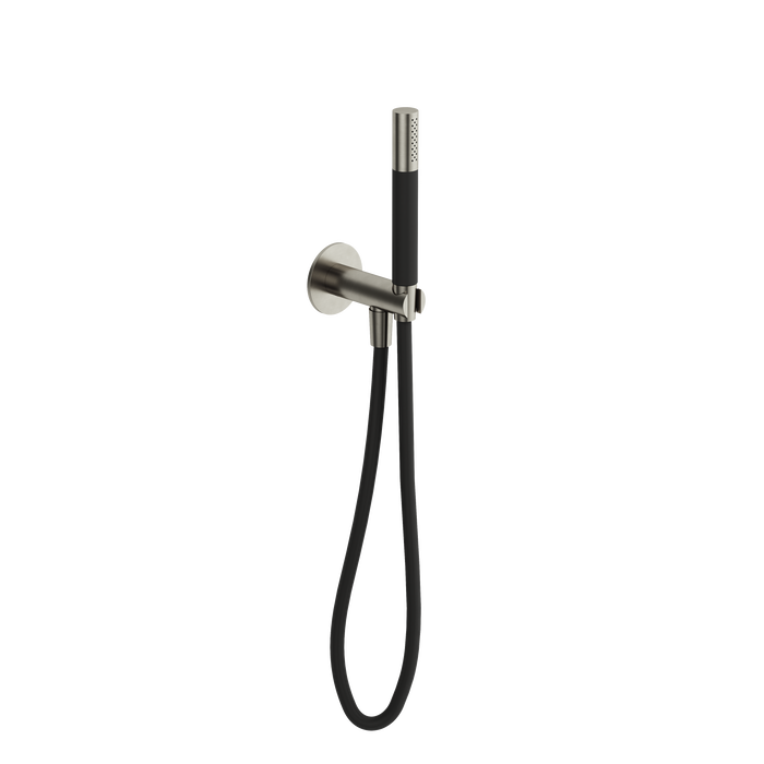 Hotbath Cobber CB7501 handdoucheset met uitlaat - Geborsteld Nikkel