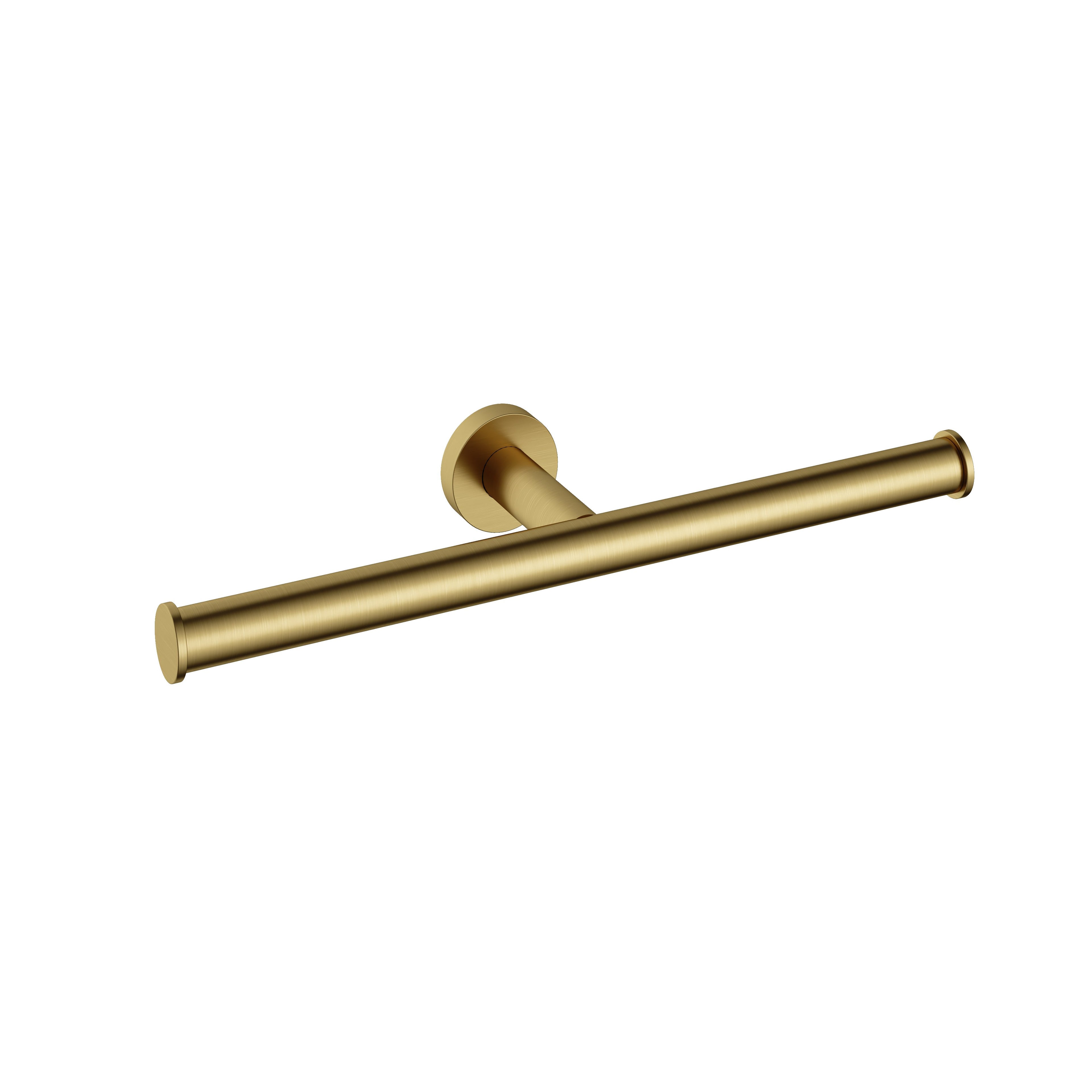 Hotbath &More BAA05 dubbele toiletrolhouder - Geborsteld Messing PVD