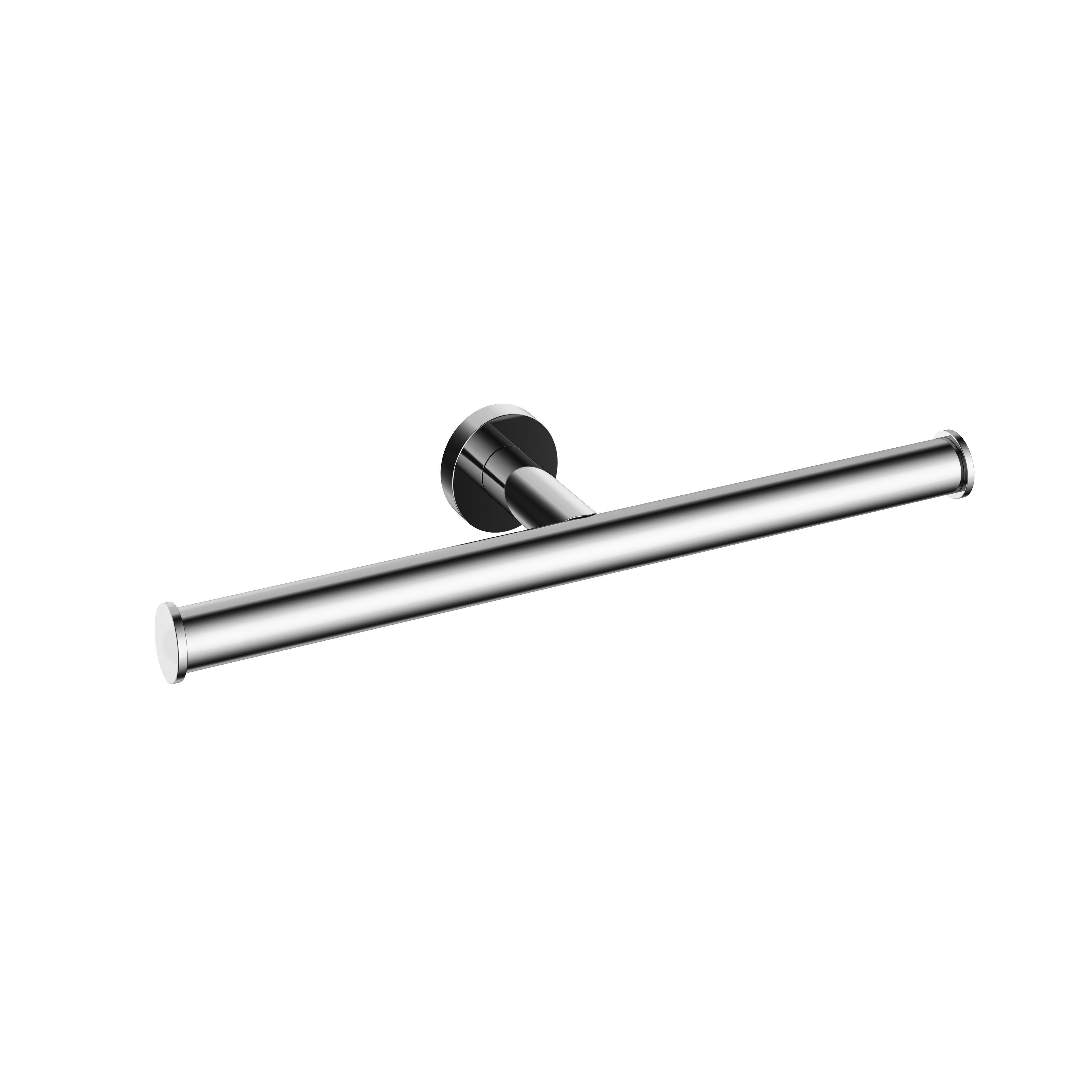 Hotbath &More BAA05 dubbele toiletrolhouder - Gepolijst Zwart PVD