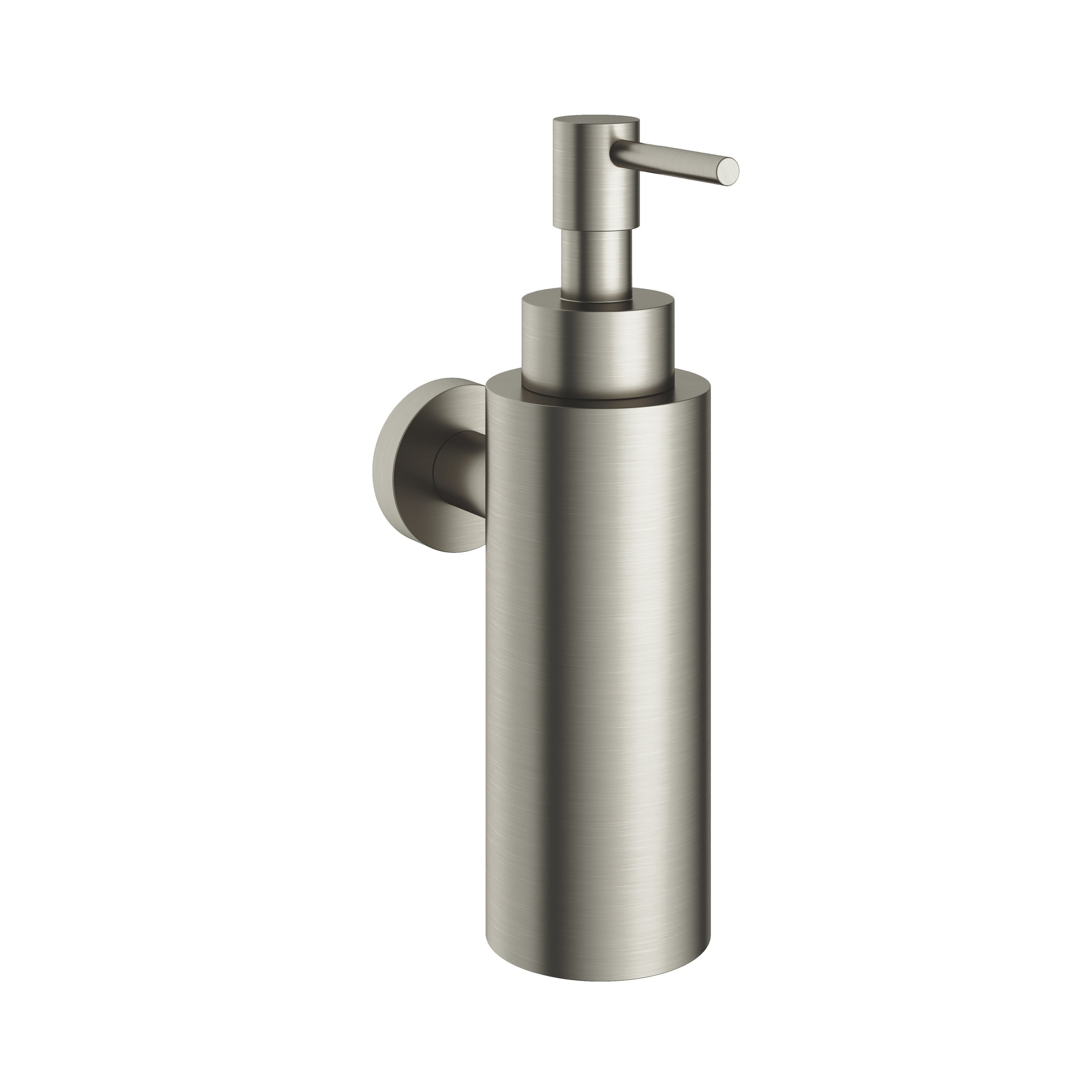 Hotbath &More BAA09 zeepdispenser wandmodel - Geborsteld Nikkel