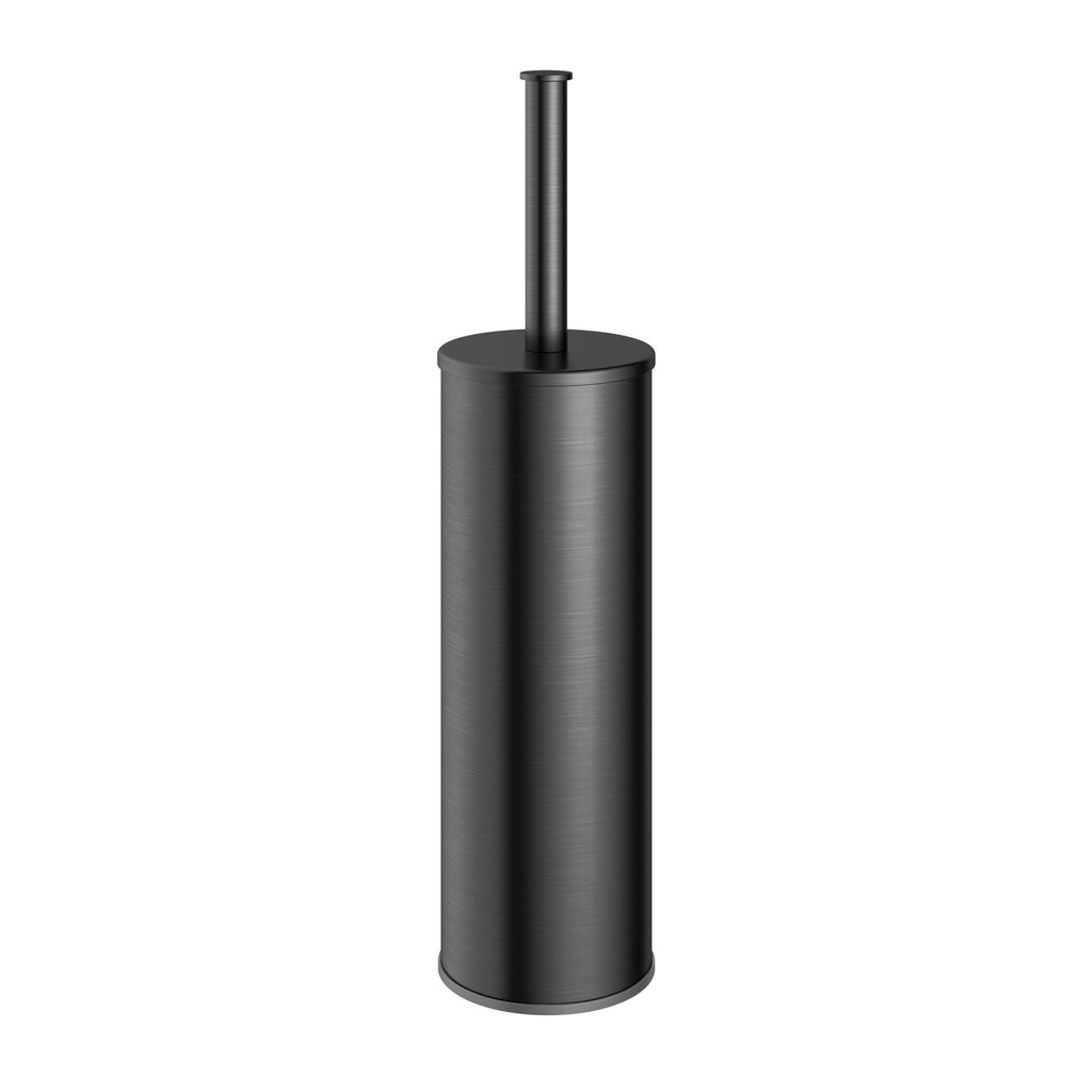 Hotbath &More BAA12 toiletborstelhouder vrijstaand - Geborsteld Gunmetal PVD