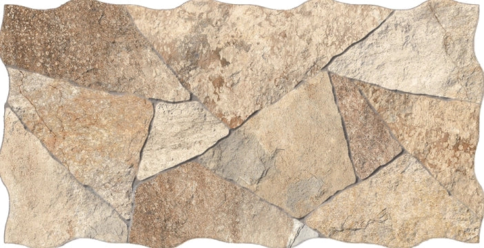 Porcelanicos Hdc, Rhin - Beige, Naturale, 33.3x65cm, 9.70mm, Rett.