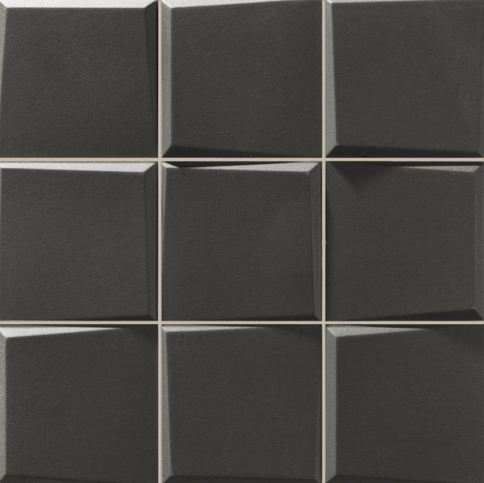 Realonda, Pattern - Negro, Satin, 33x33cm, 10.00mm