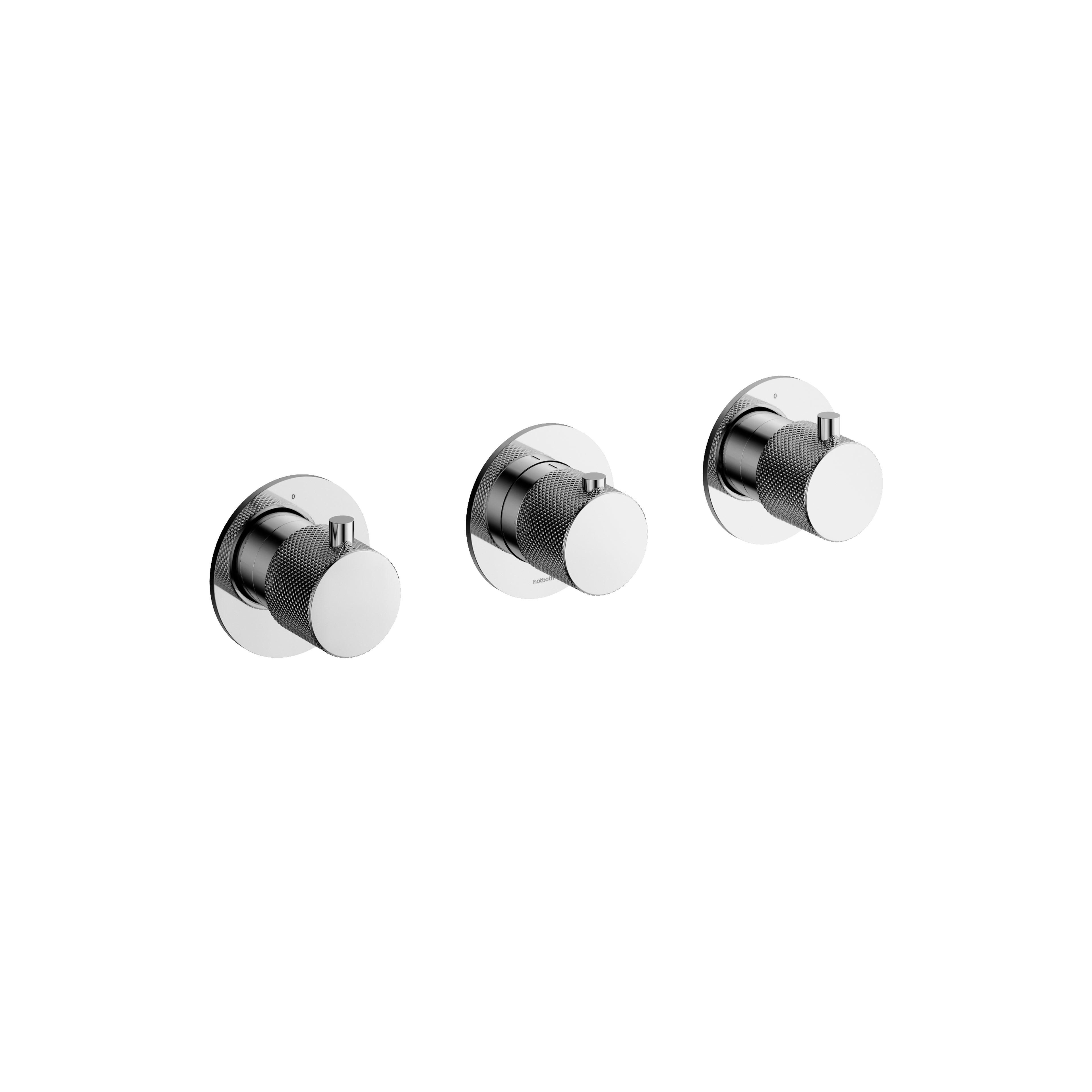 Hotbath Cobber X CX7067EXT afbouwdeel inbouwthermostaat 2 stopkranen - Verouderd Messing