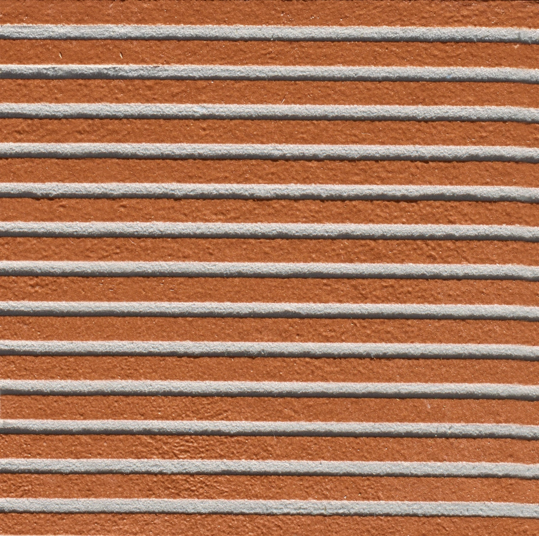 Mutina, Fringe - Red, Thin, 12.3x12.3cm, 12.00mm, Rett.