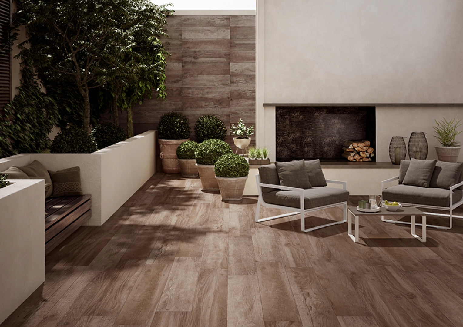 Saime Ceramiche, Alpi - Avana, Grip, 40x120cm, 20.00mm, Rett.