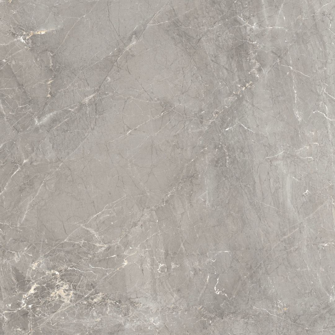Unicom Starker, Muse - Grey Marble, Satin, 60x60cm, 9.50mm, Rett.