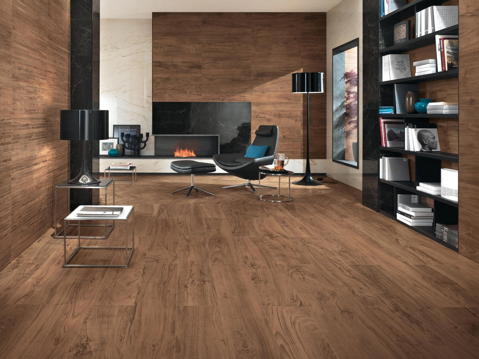 Atlas Concorde, Etic Pro - D185 - Noce Hickory, Matt, 15x90cm, 9.00mm, Rett.