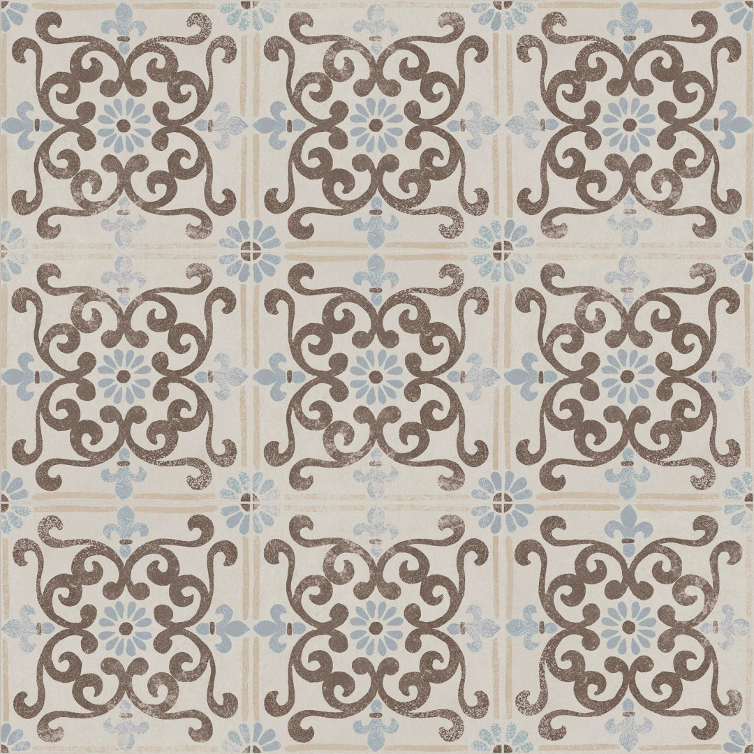 Ceramiche Castelvetro, Cementine - CCM20R99C - Tappeto C, Naturale, 20x20cm, 10.00mm, Rett.