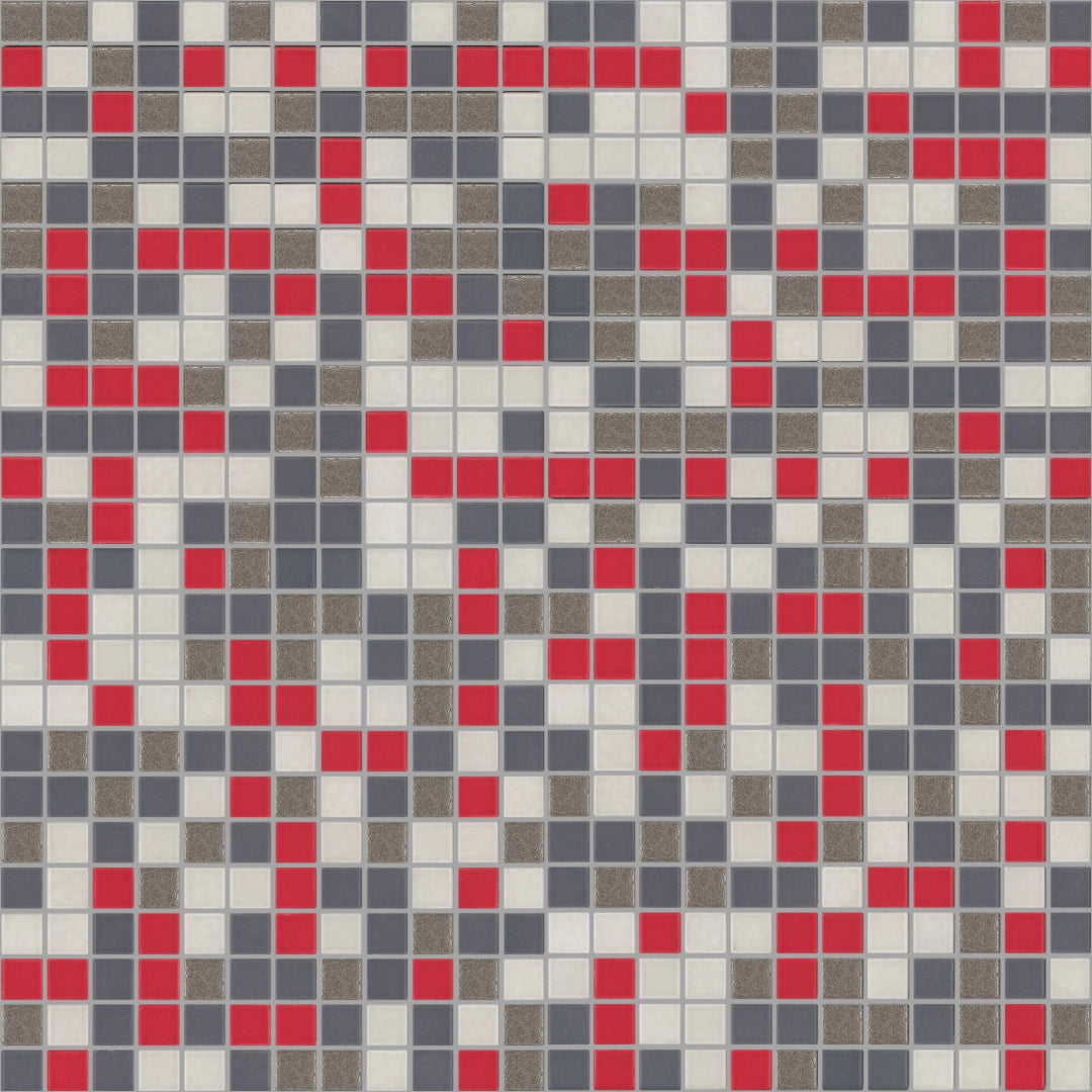 Appiani, Mix Colour - XNBG 702 - New Beat Generation 02  Nuvola/Pirite/Fuoco/Fumo, Naturale (2.5x2.5), 30x30cm, 7.20mm