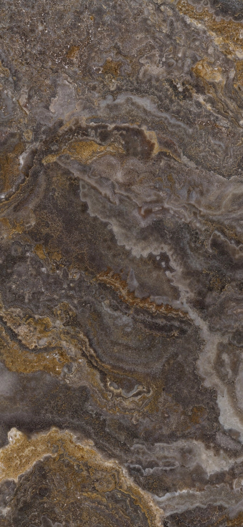 Argenta Ceramica, Linz - Brown, Polished, 120x260cm, 6.00mm, Rett.