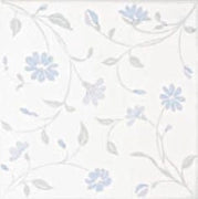 Ceramiche Brennero, Ricordi - Romantica Bleu,       Lucido, 20x20cm, 9.00mm