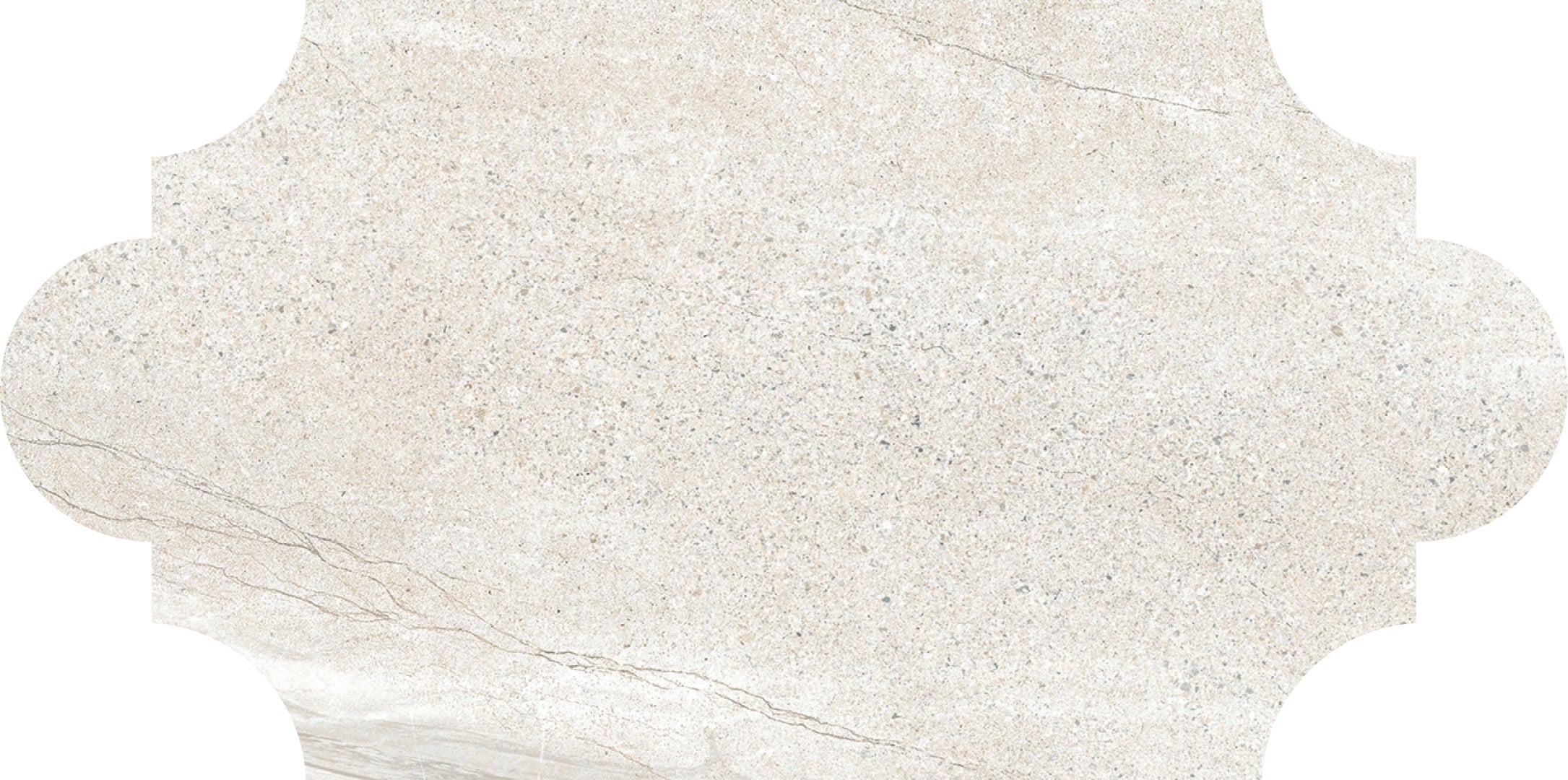 Novabell, Aspen - APN 08RT - Snow, Natural, 30x60cm, 9.50mm, Rett.