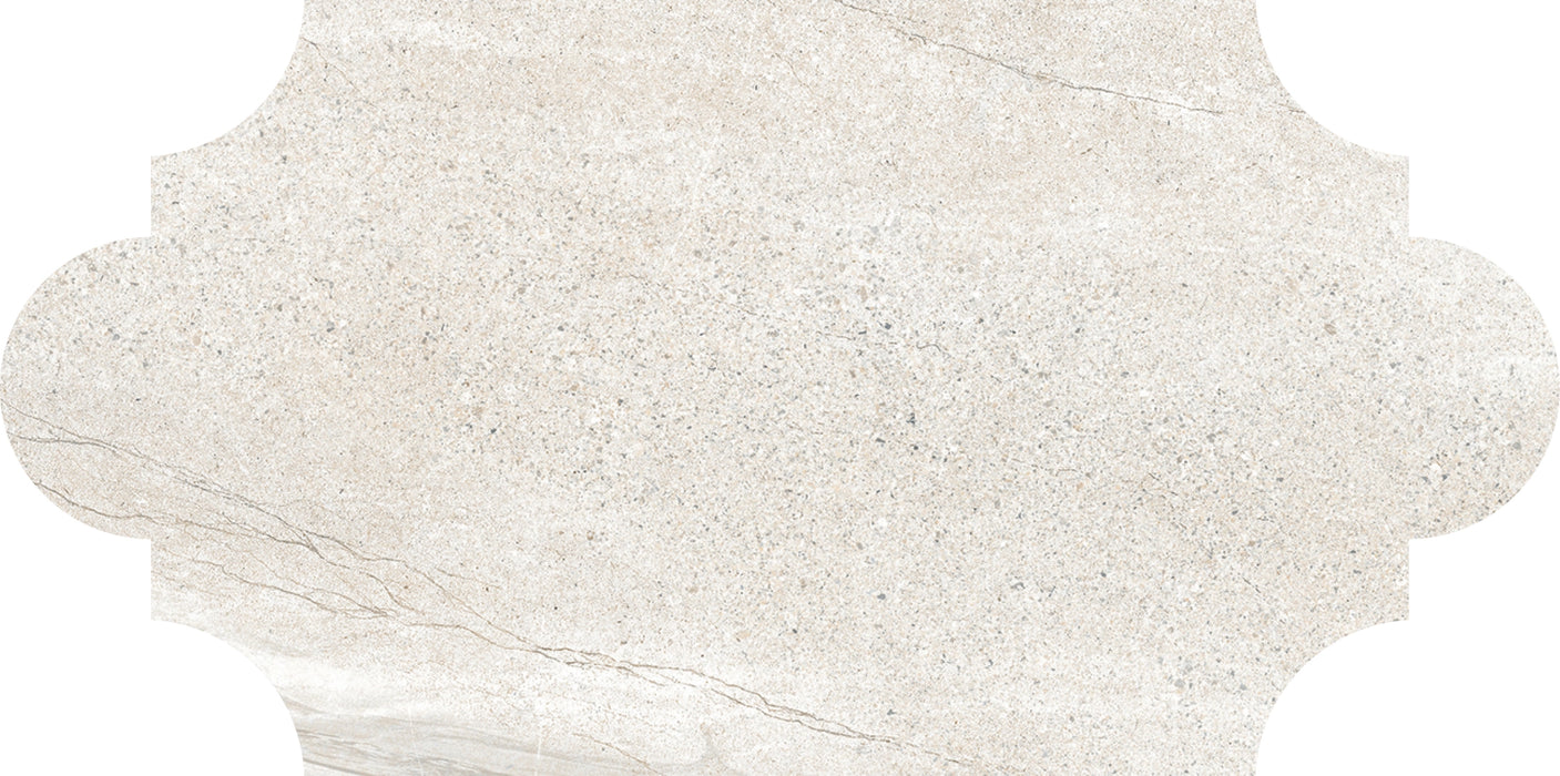 Novabell, Aspen - APN 08RT - Snow, Natural, 30x60cm, 9.50mm, Rett.