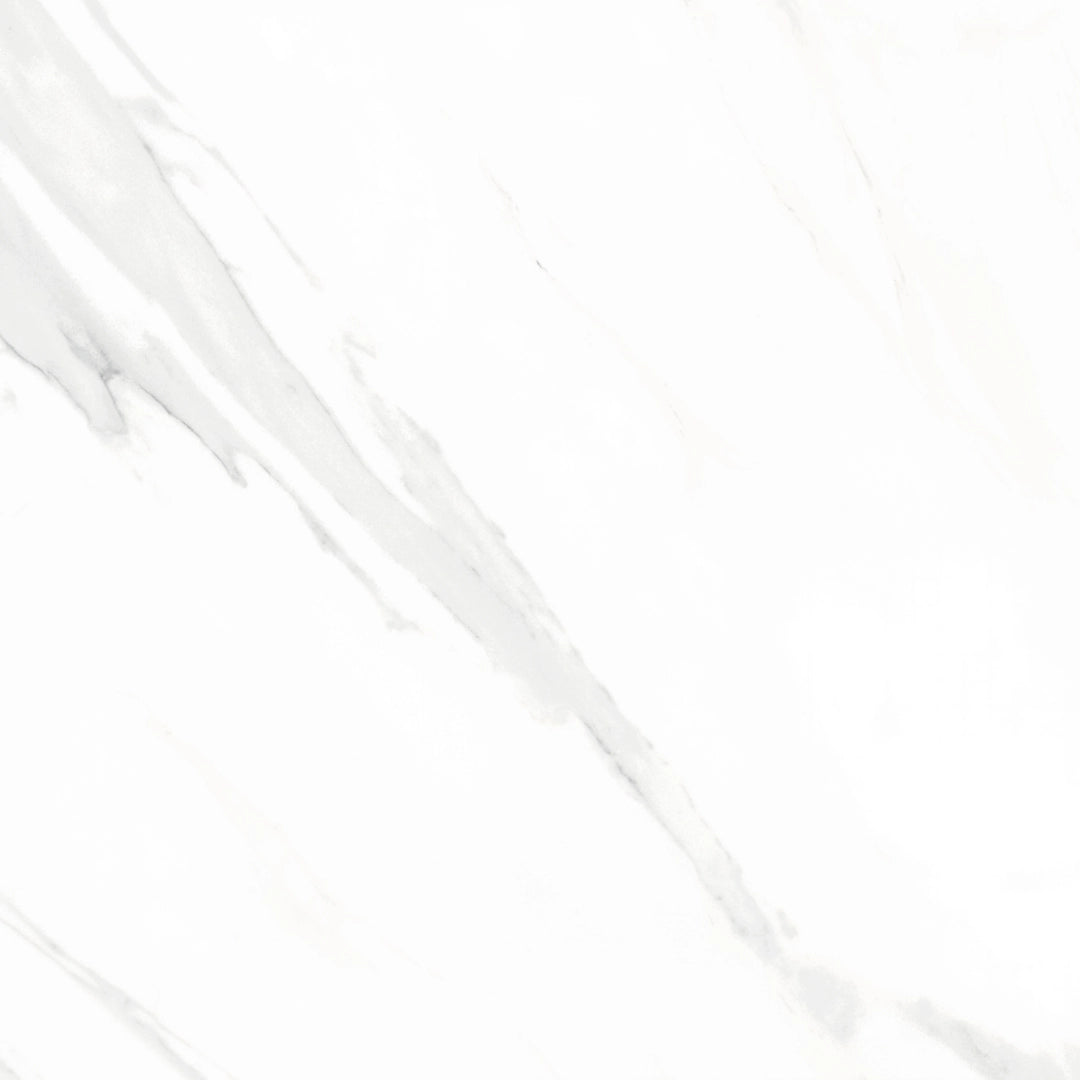 Geotiles, Luxury - White, Glossy , 90x90cm, 10.00mm, Rett.