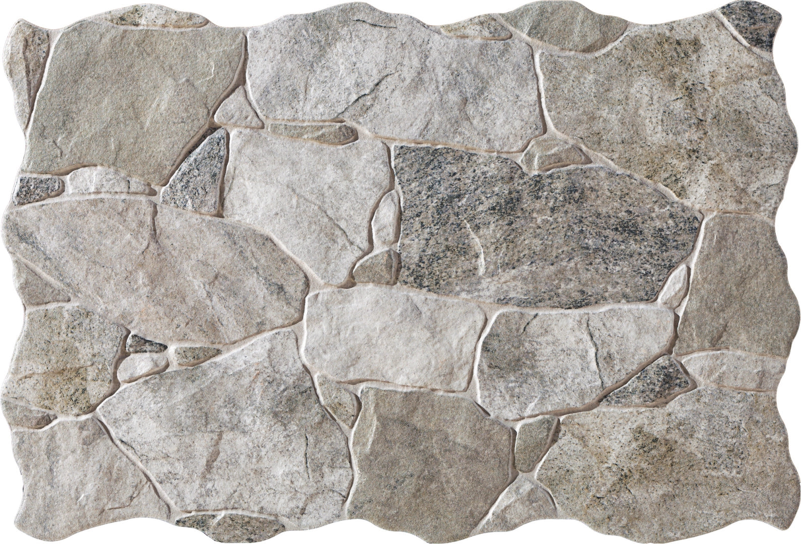 Cristacer, Volga - Gris, Matt, 34x50cm, 10.00mm