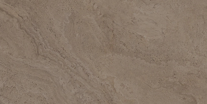 Provenza Ceramiche, Unique Travertine - EJT0 - Chocolate, Minimal, 7.5x60cm, 9.50mm, Rett.