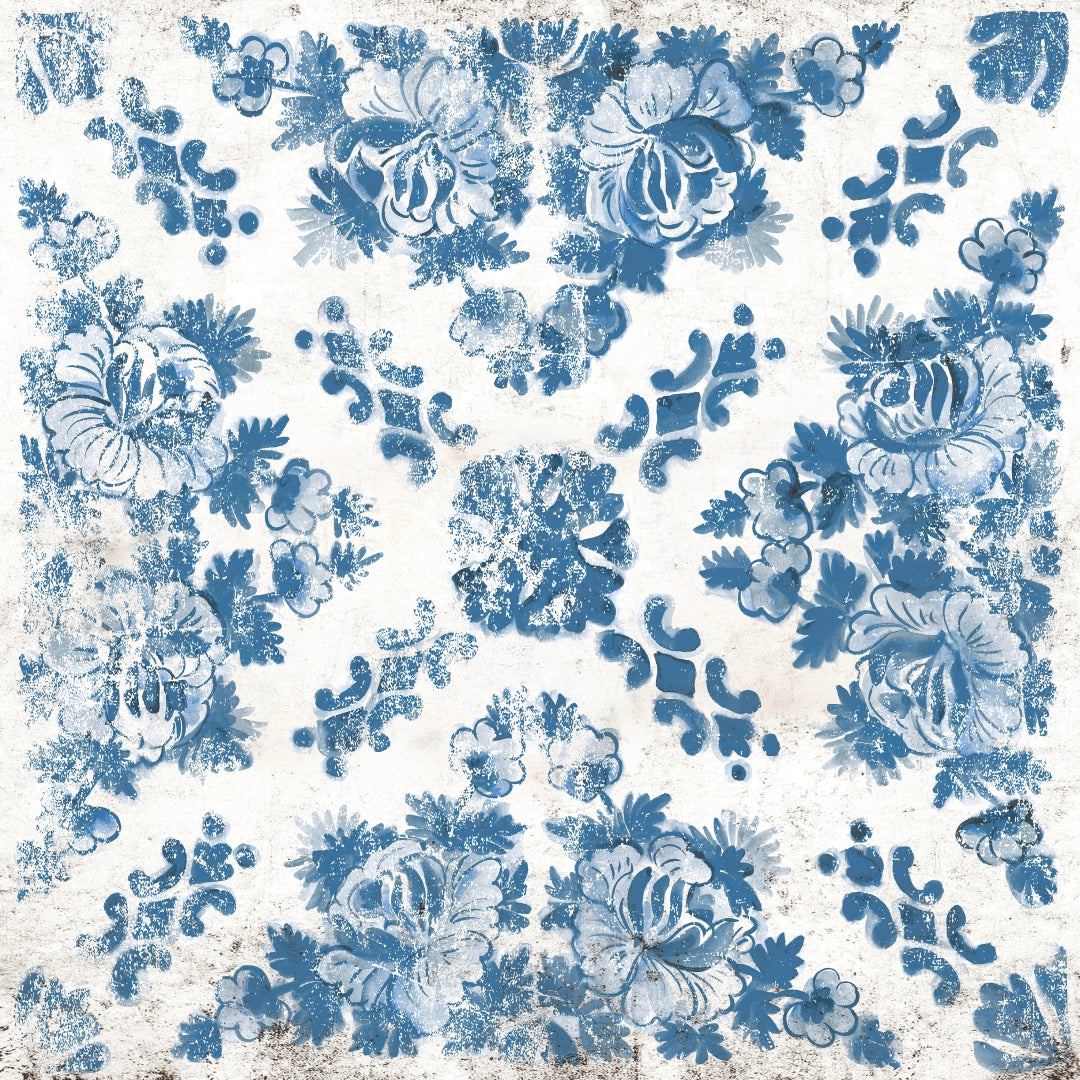 Tuscania Ceramiche, Frühlink Dekore - M3W8 - Blumen, Strutturato, 61x61cm, 20.00mm, Rett.
