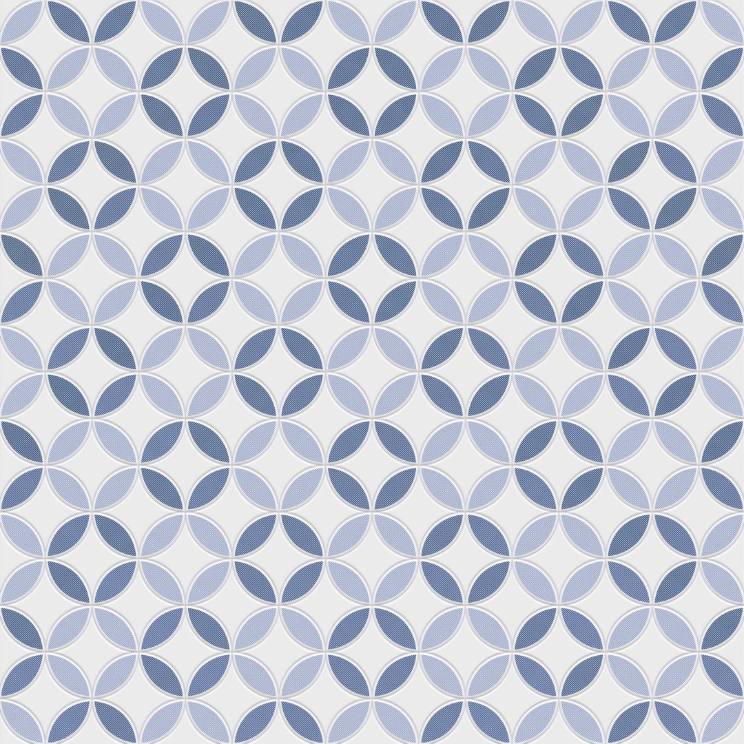 Realonda, Orly - Blue, Satin, 44x44cm, 10.00mm