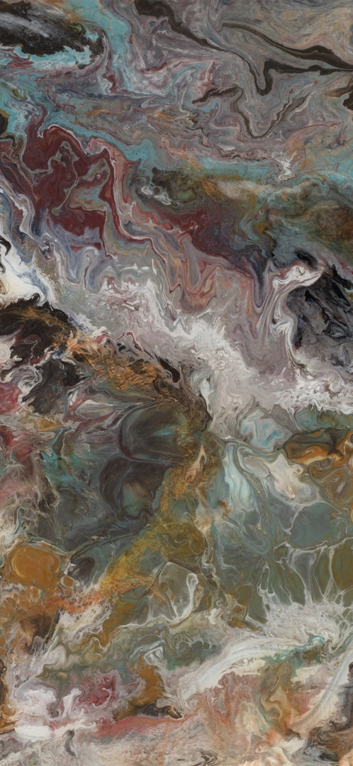 Apavisa, Fluid - Multicolor, Polished, 120x260cm, 6.00mm, Not rectified