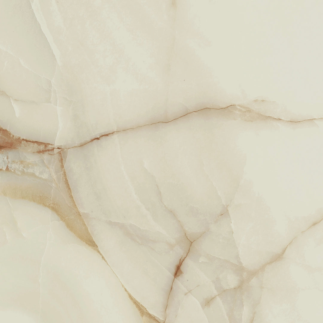 Florim, Les Bijoux - 766338---Onyx-Blanche,-Glossy-,-60x60cm,-9.00mm,-Rett.