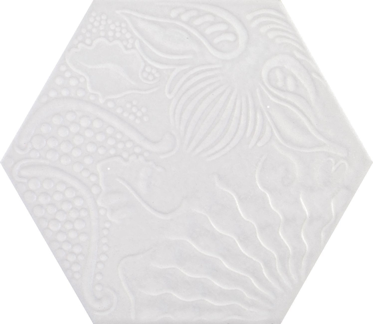 Codicer, Gaudi - White, Naturale, 25x25cm, 10.00mm, Rett.