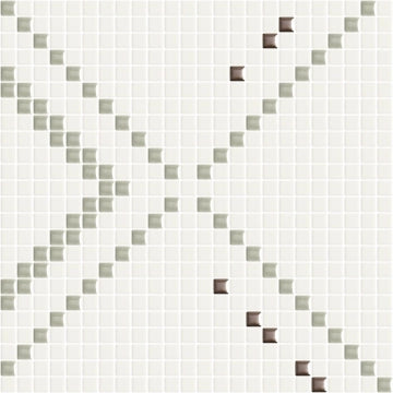 Appiani, Metrica - INCR 001 - Incroci 01 Ghiaccio/Linen/Rame, Naturale (1.2x1.2), 30x30cm, 7.20mm
