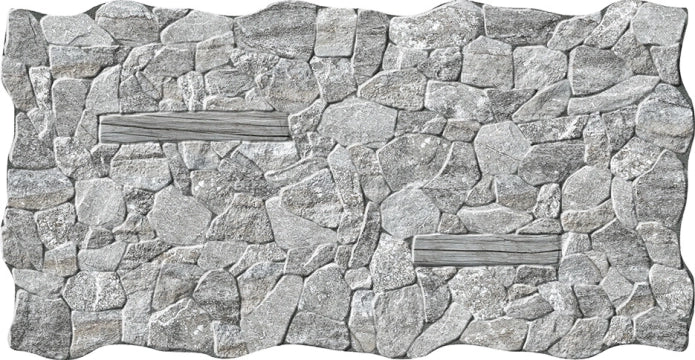 Porcelanicos Hdc, Castle - Steel, Naturale, 33.3x65cm, 9.70mm, Rett.