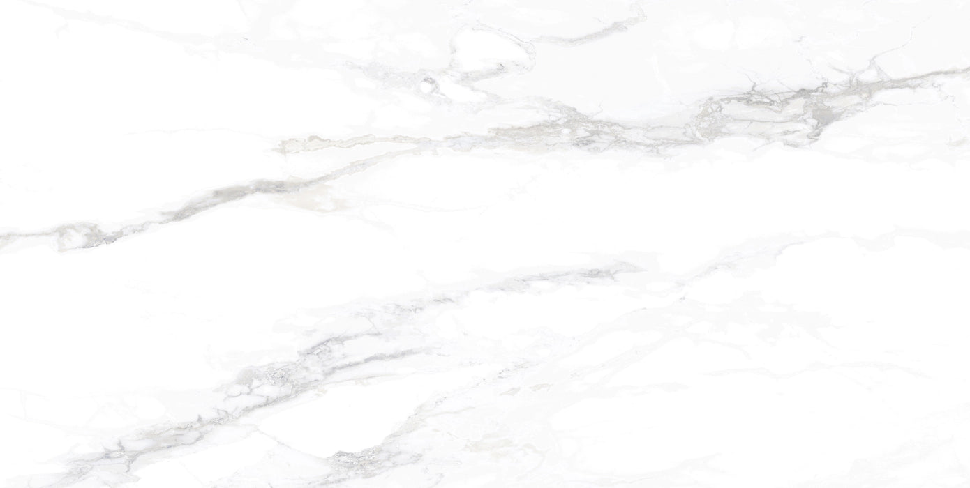 Tau Ceramica, Monteleone - White, Glossy, 60x120cm, 9.20mm, Rett.