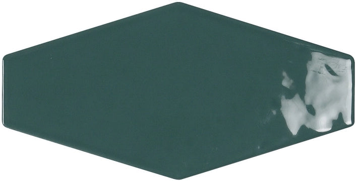 Carmen Ceramica, Harlequin - Dark Green, Brillo, 10x20cm, 8.20mm, Rett.