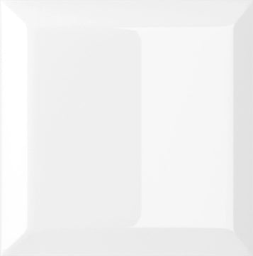 Ceramica Vogue, Bisello - RAL 9003 - Ghiaccio, Lucida, 10x10cm, 7.00mm