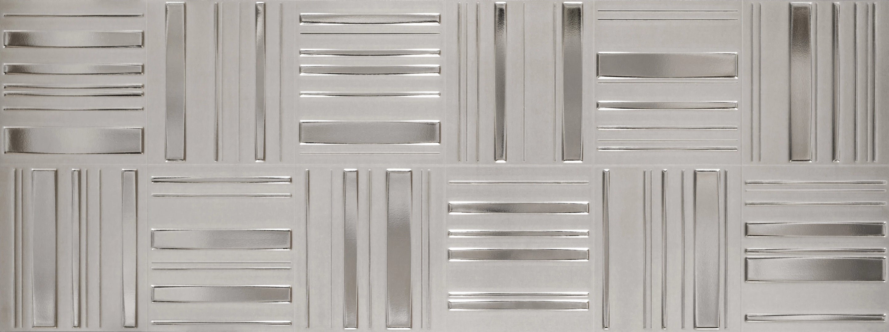 Apavisa, Perspective - Silver, Naturale, 44.63x119.3cm, 7.00mm, Rett.