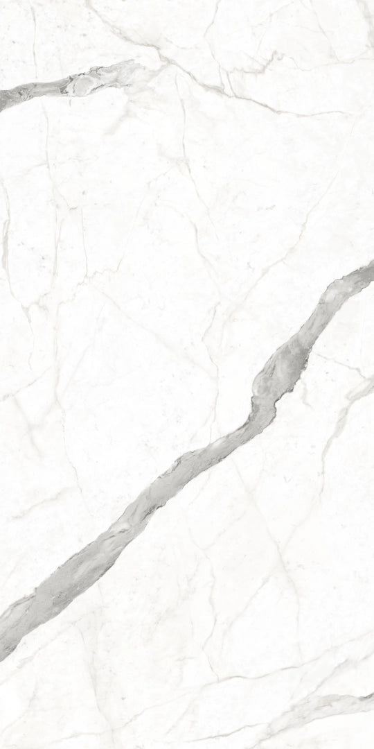 Ceramica Fondovalle, Infinito 2.0 - INF1155 - Statuario, Honed, 120x278cm, 6.50mm, Rett.