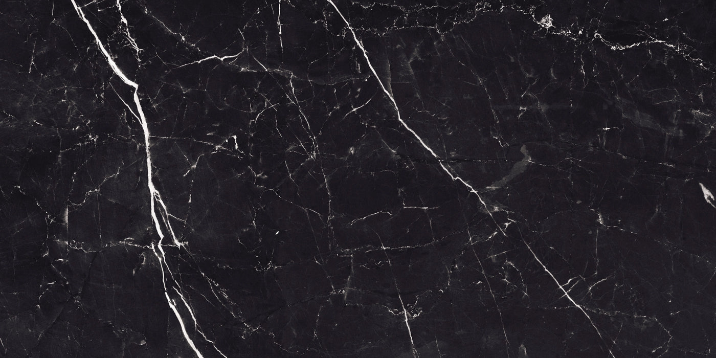 Halcon Ceramicas, Luxury - Black, Polished, 60x120cm, 9.50mm, Rett.