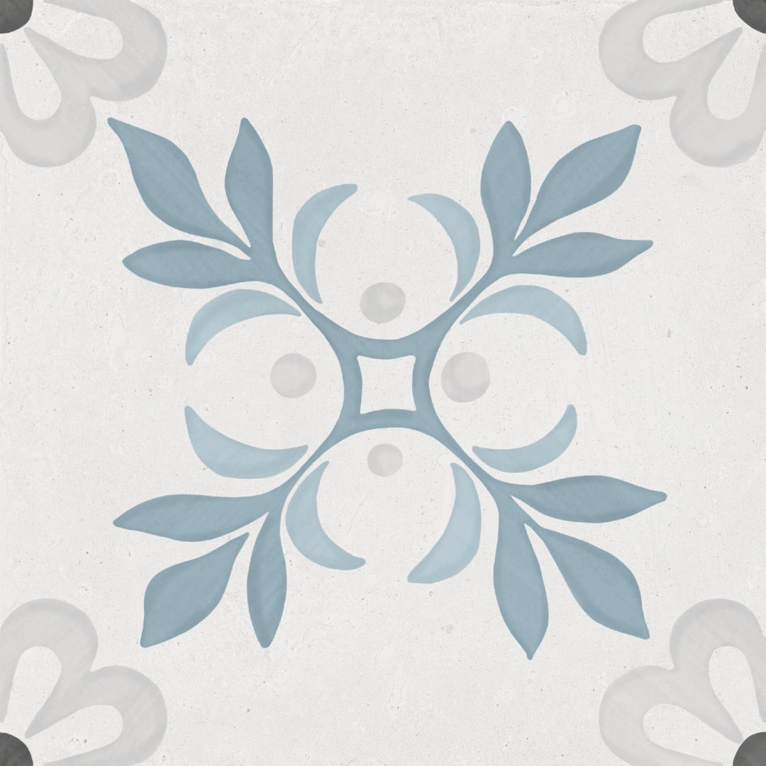Harmony Inspire, Sirocco - 32925 - Blue Garden, Matt, 22.3x22.3cm, 10.00mm, Rett.