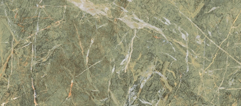 Ceramiche Ricchetti, Dream Pure - Malachite, Lux, 78.7x178.7cm, 9.00mm, Rett.