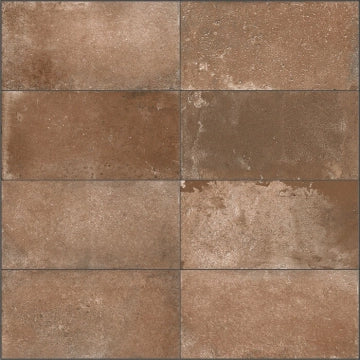 Ceramica Valsecchia, Etruria - 2040ETR004 - Rosso, Naturale, 20x40cm, 8.50mm