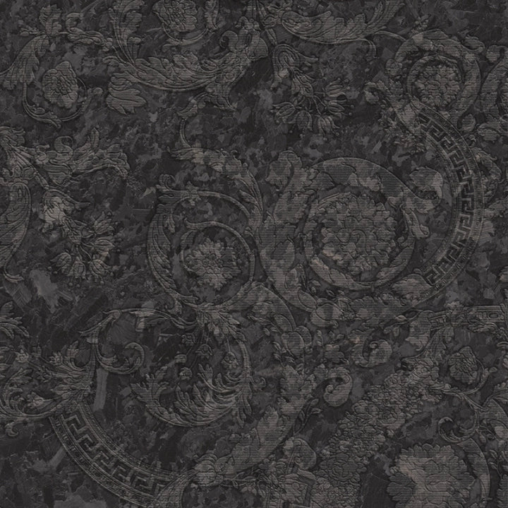 Versace Tiles, Meteorite - G0047030 - Megabarocco Nero, Naturale, 60x60cm, 10.00mm, Rett.